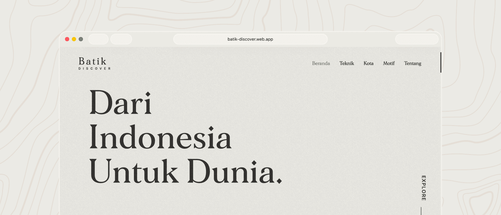 Batik Discover cover